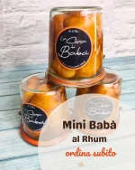 Mini Babà in Vasocottura al Rhum